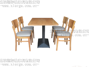 快餐桌椅_6107